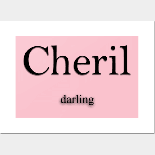 Cheril Name meaning Posters and Art